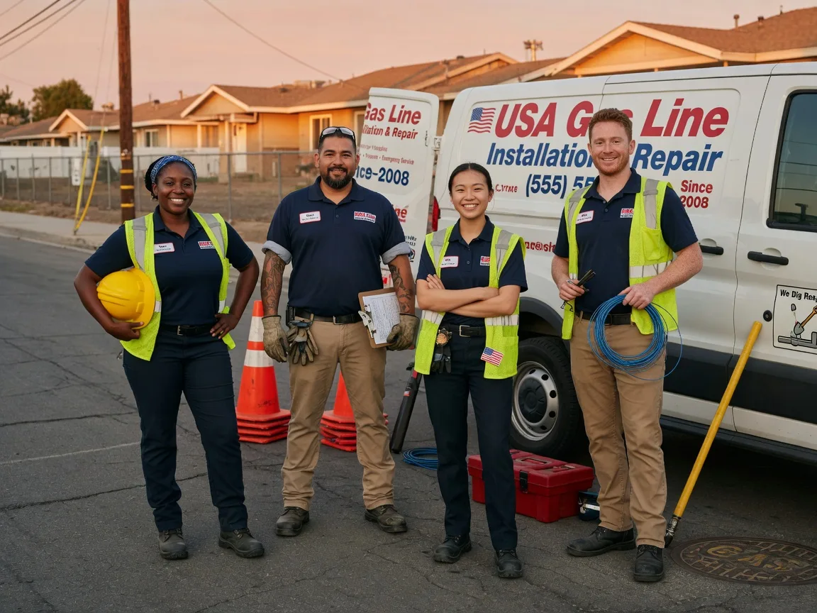 Gas Line Installation company in Aubrey, AR
